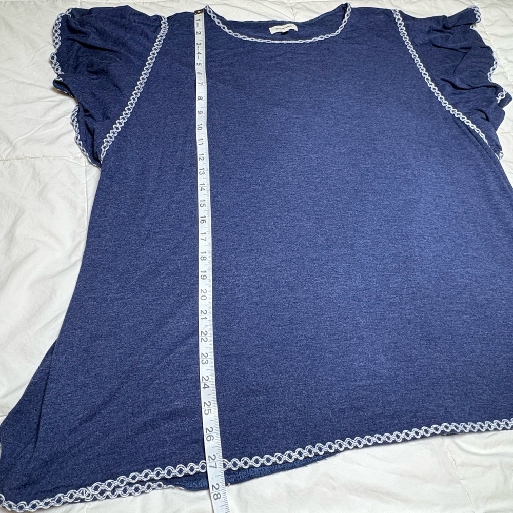 Cute Navy and White Pants and Shirt Set Women’s Size 3XL - Picture 6 of 16